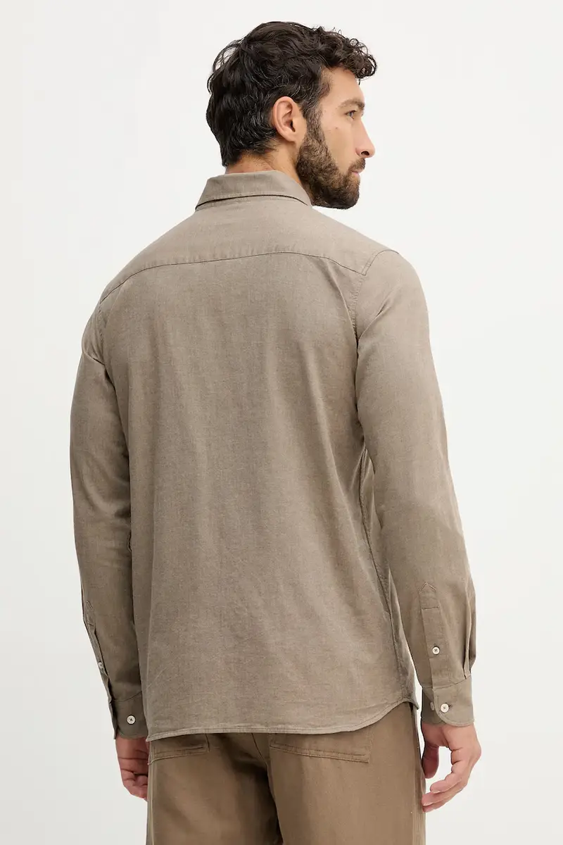 camicia MARCO uomo colore marrone 508090 miniatura 3