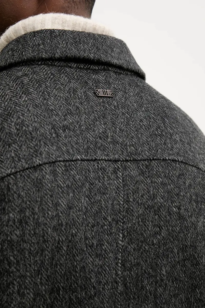 cappotto con lana BARKLEY colore grigio 508250 miniatura 5