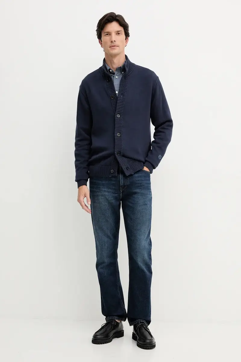 MOS MOSH Cardigan Uomo Blu 3595534 miniatura 2