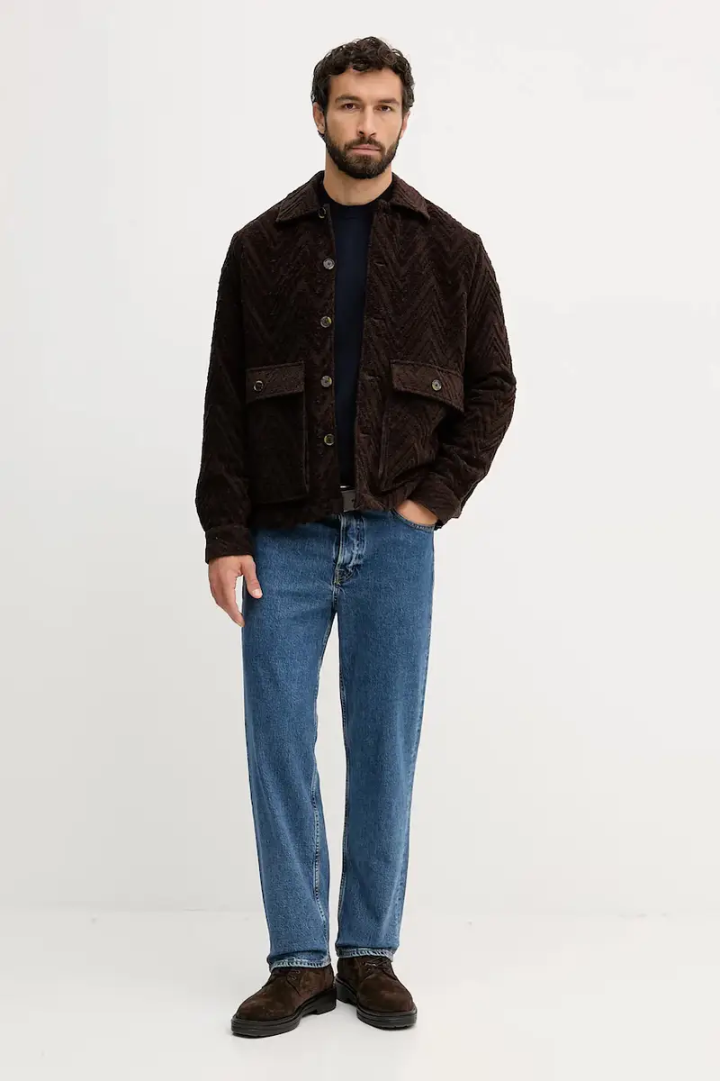 giacca con lana LUIS colore marrone 507960 miniatura 2