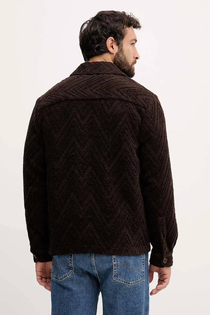 giacca con lana LUIS colore marrone 507960 miniatura 3