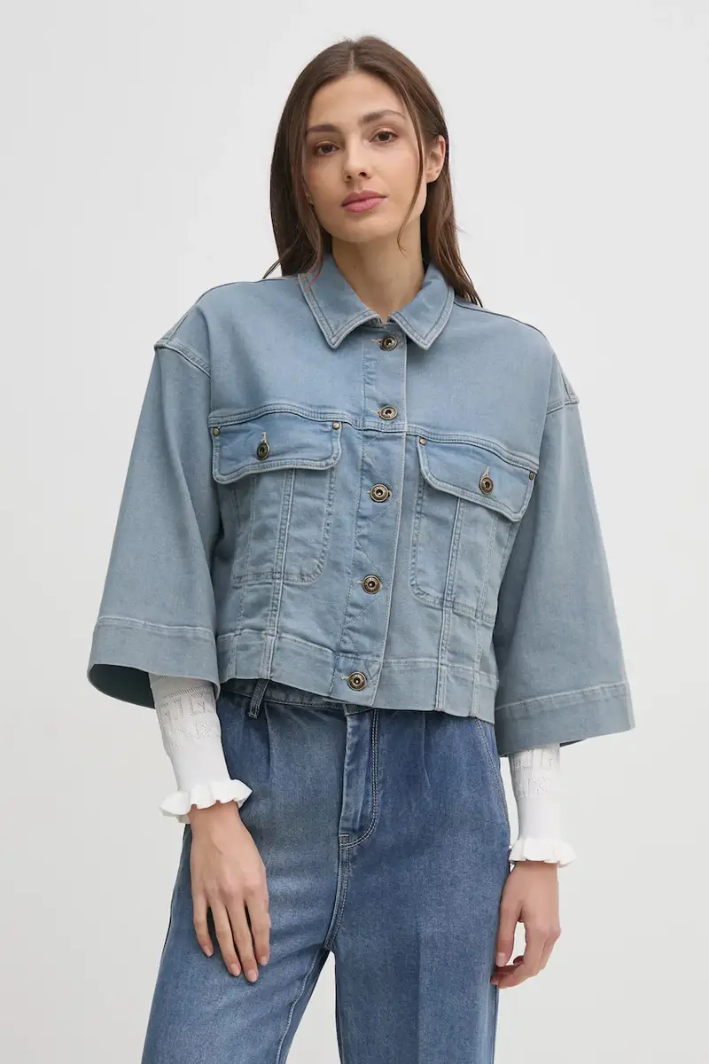 giacca di jeans colore blu 168990