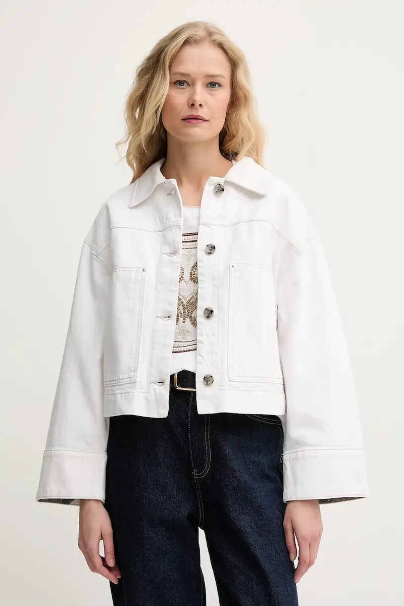 giacca in cotone colore bianco 168190