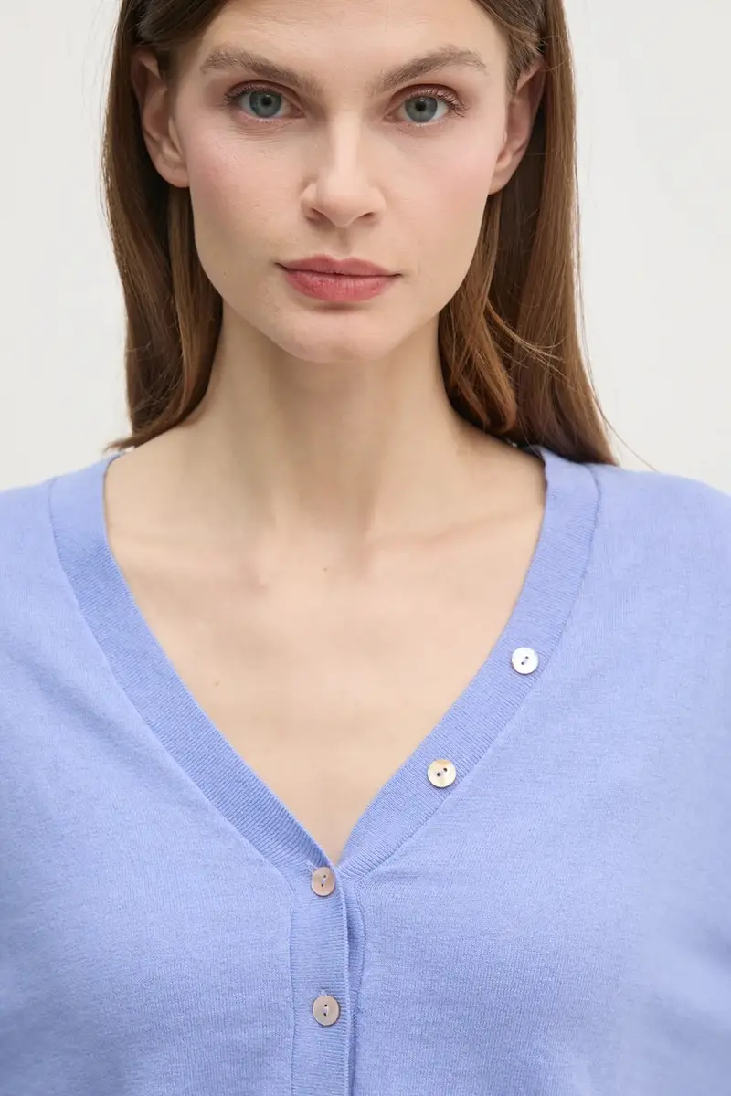 maglione con aggiunta di cachemire colore blu 168660 miniatura 4