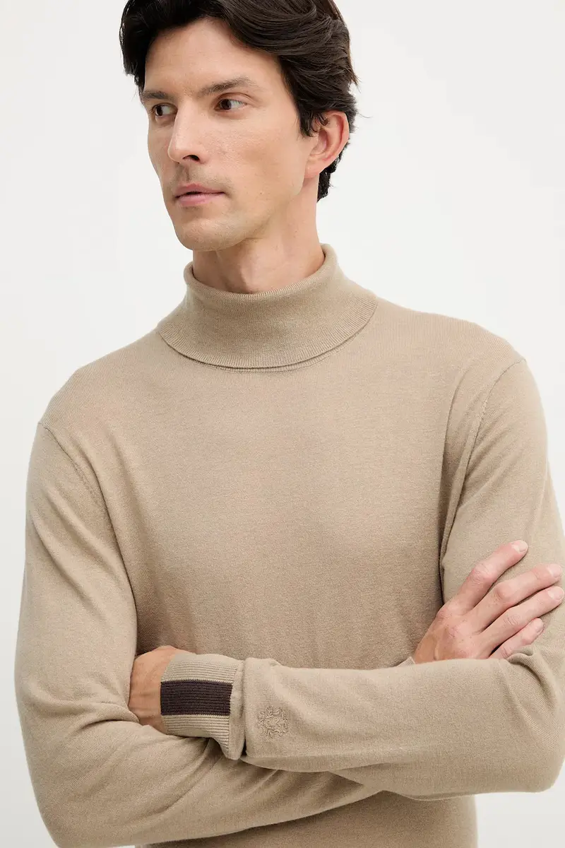 maglione con lana ADAM colore beige 503343 miniatura 5