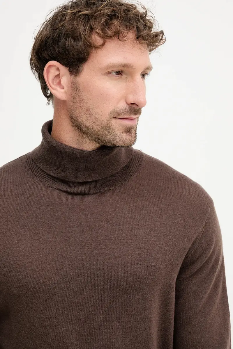 maglione con lana ADAM colore marrone 503343 miniatura 4