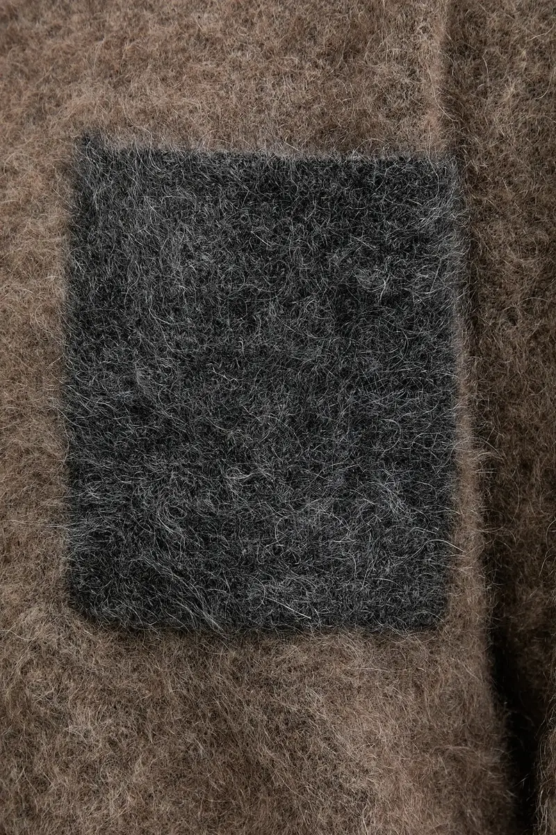 maglione con lana ALILA colore marrone 173800 miniatura 5