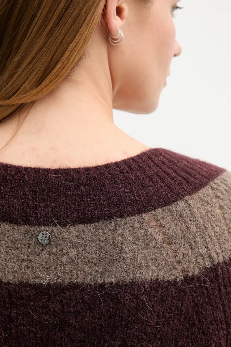 maglione con lana TACI colore granata 173090 miniatura 4