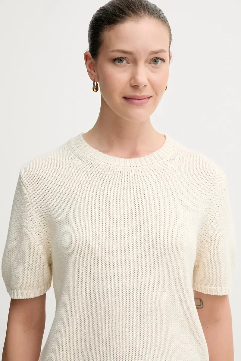 maglione in cotone Arin donna colore beige 170680 miniatura 4