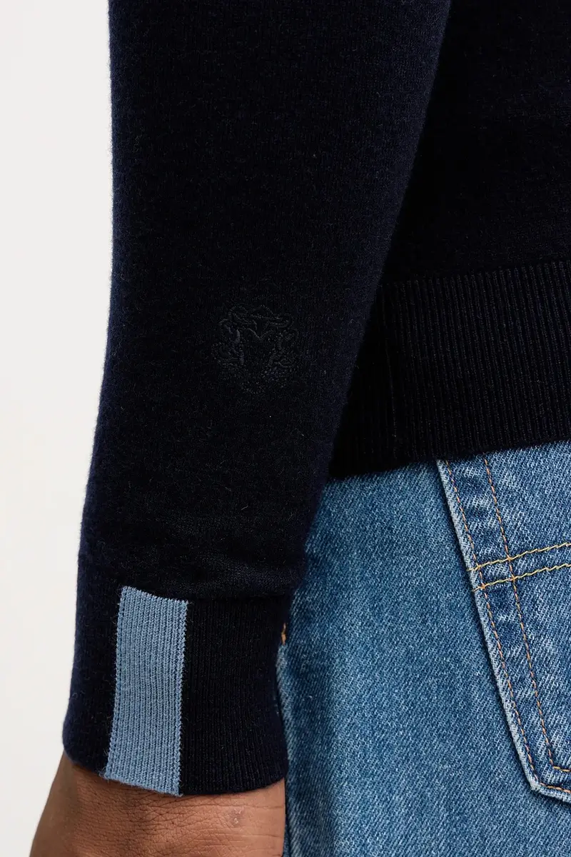 maglione in lana ADAM Blu navy miniatura 5