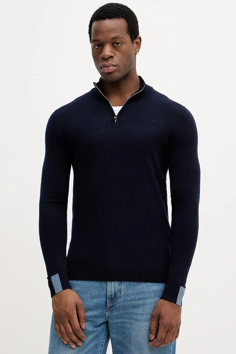 maglione in lana ADAM Blu navy