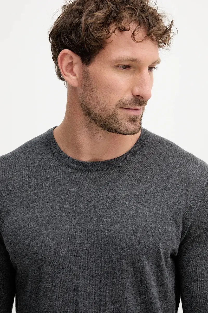 maglione in lana ADAM colore nero 503341 Grigio miniatura 4