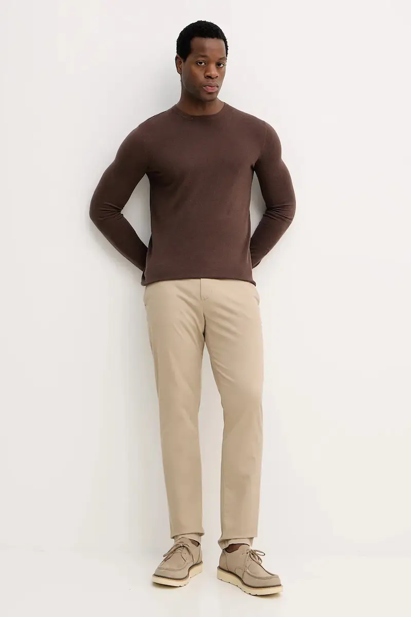 maglione in lana ADAM Marrone miniatura 2