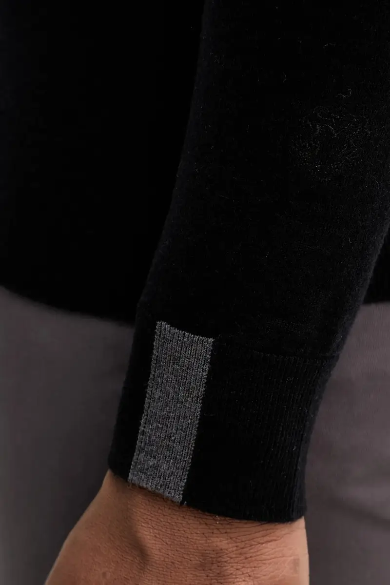 maglione in lana ADAM Nero miniatura 5