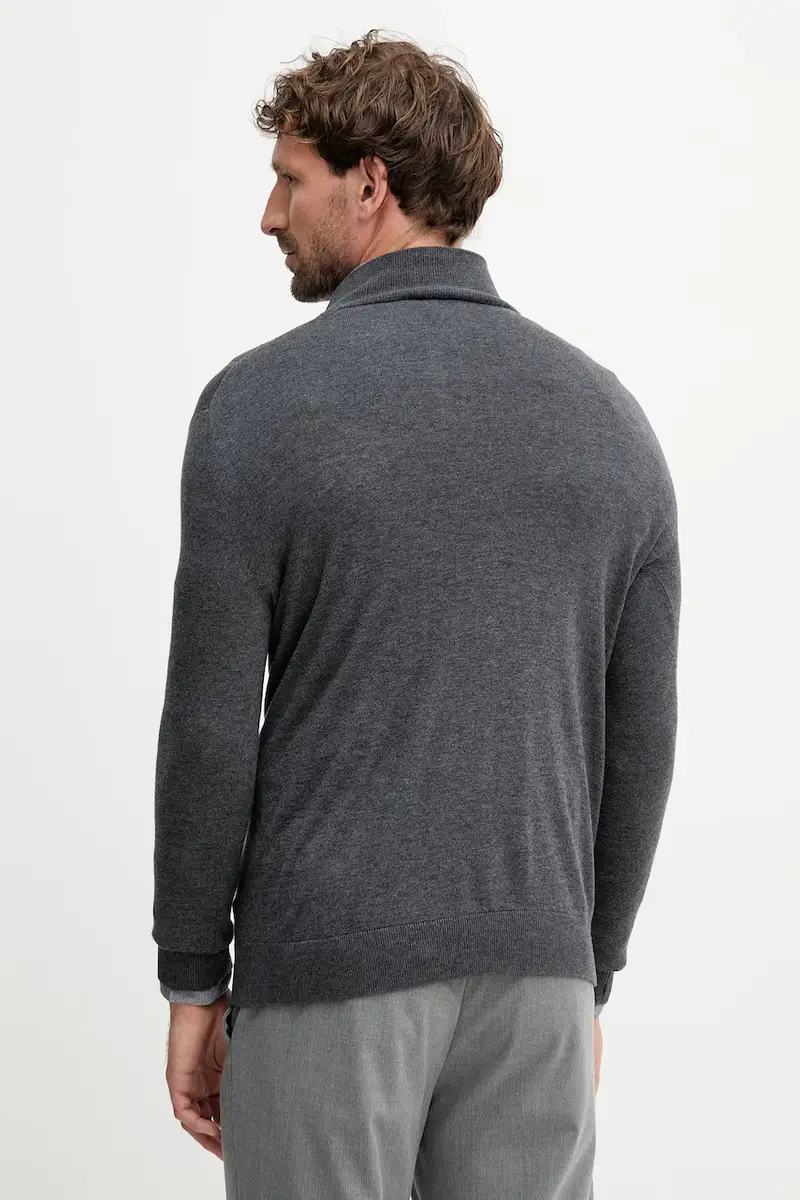 maglione in lana ADAM uomo colore nero 503342 Grigio miniatura 3