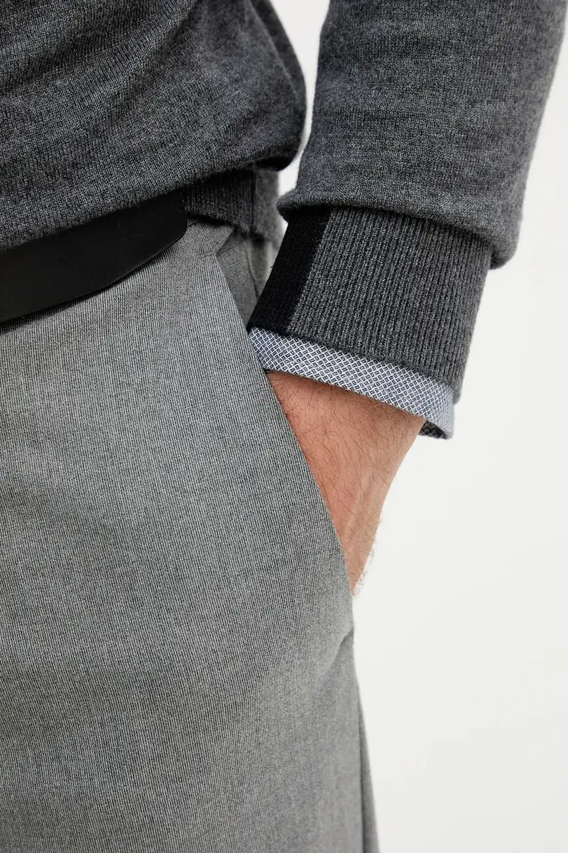 maglione in lana ADAM uomo colore nero 503342 Grigio miniatura 5