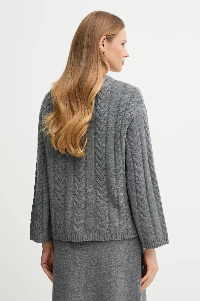 maglione in lana BRYNDIS Grigio miniatura 3