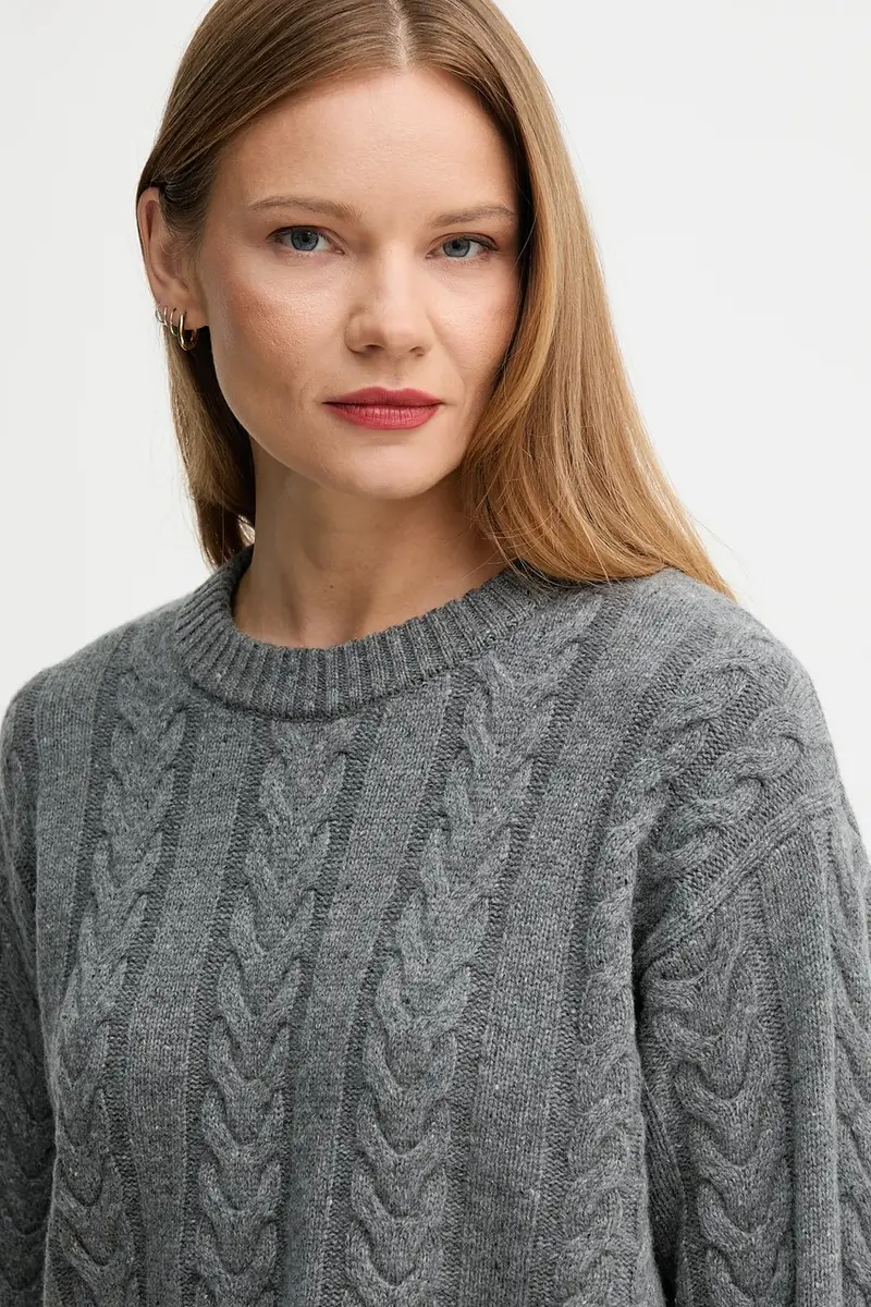 maglione in lana BRYNDIS Grigio miniatura 4