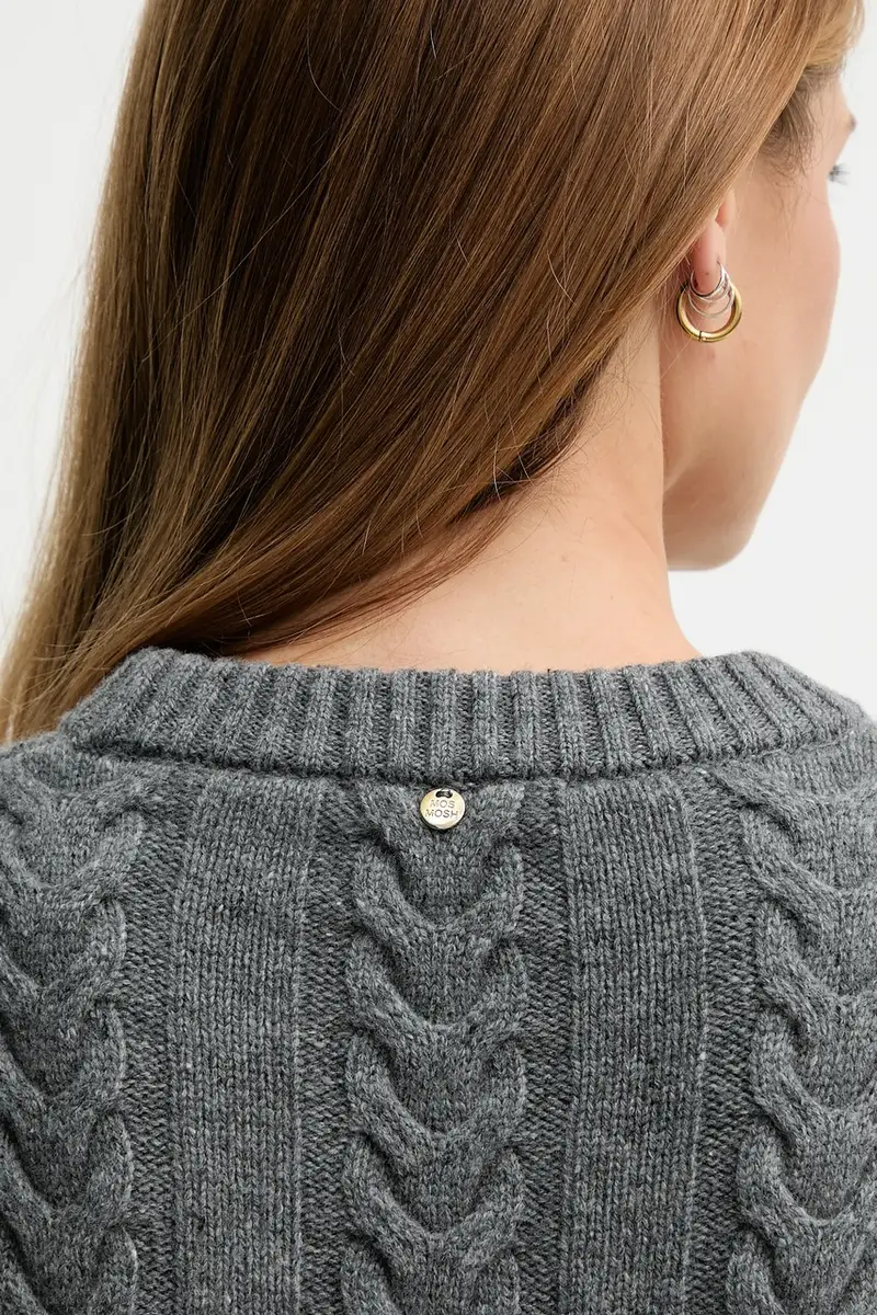 maglione in lana BRYNDIS Grigio miniatura 5