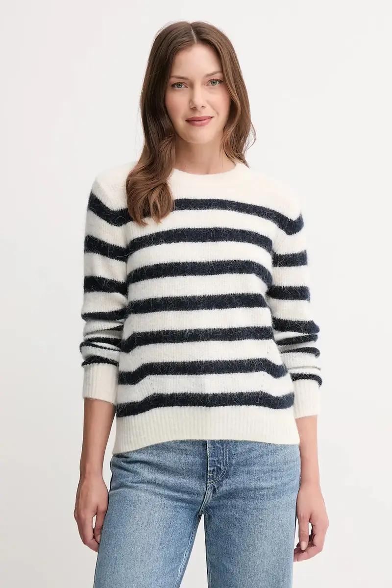 maglione in lana donna colore grigio 165660 Beige