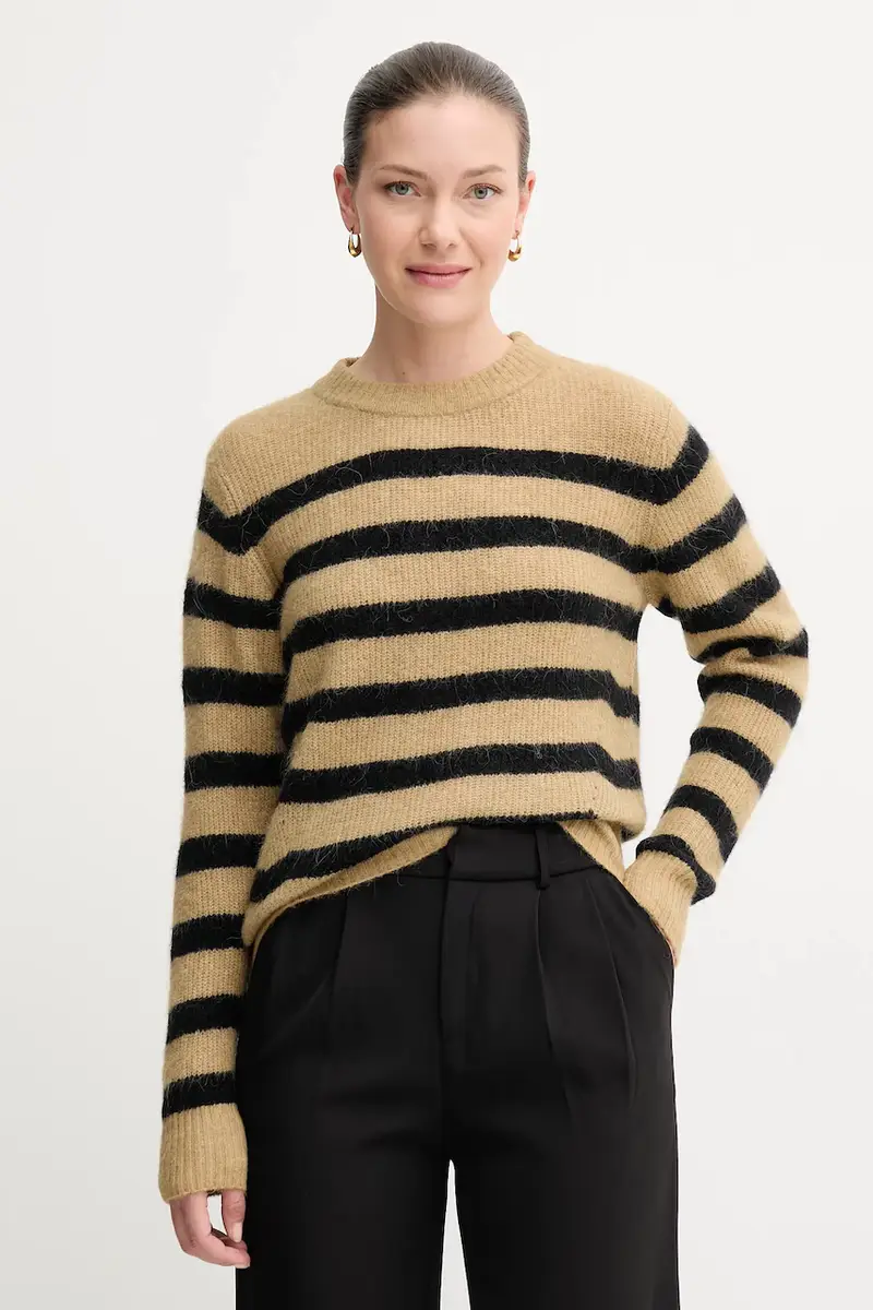 maglione in lana donna colore grigio 165660 Verde