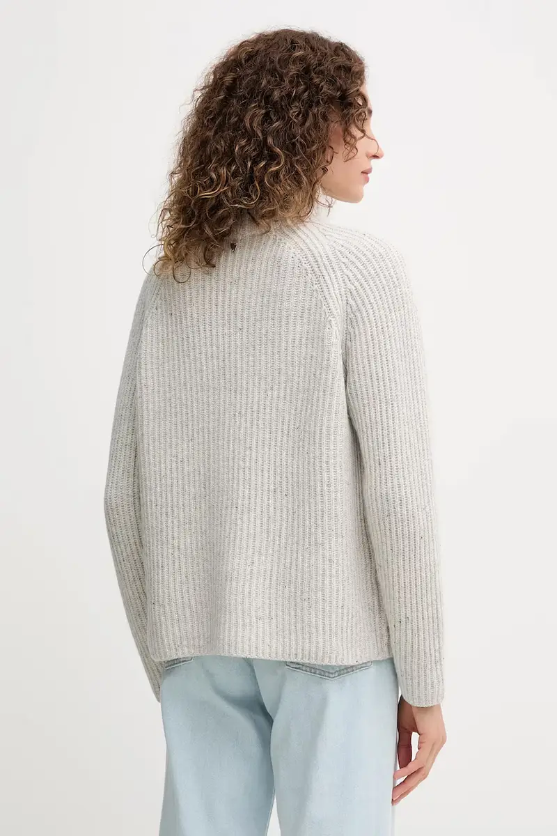 maglione in lana donna colore grigio 165750 miniatura 3