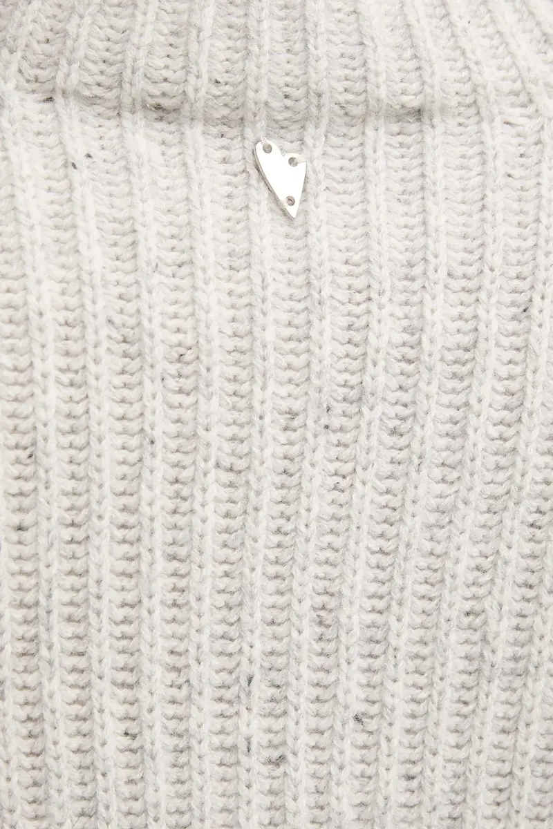 maglione in lana donna colore grigio 165750 miniatura 5