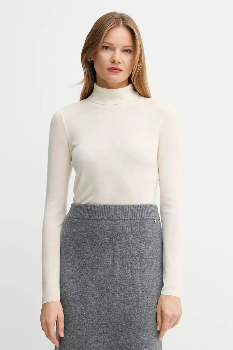 maglione in lana donna colore nero 165910 Beige