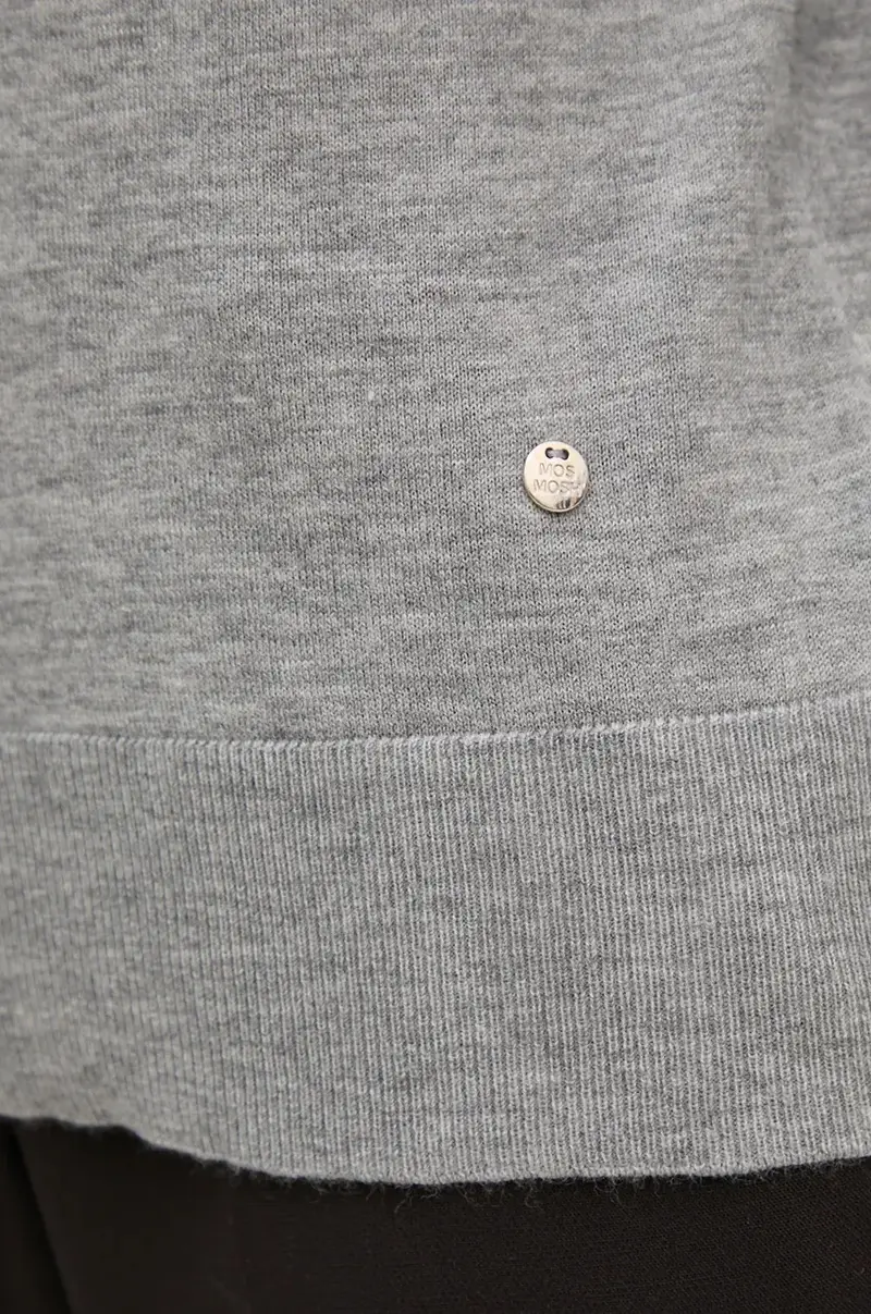 maglione in lana Grigio miniatura 5