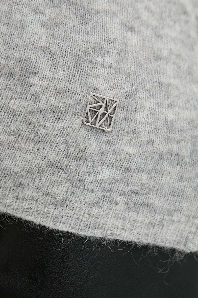 maglione in lana MAPE donna colore grigio 173310 miniatura 5