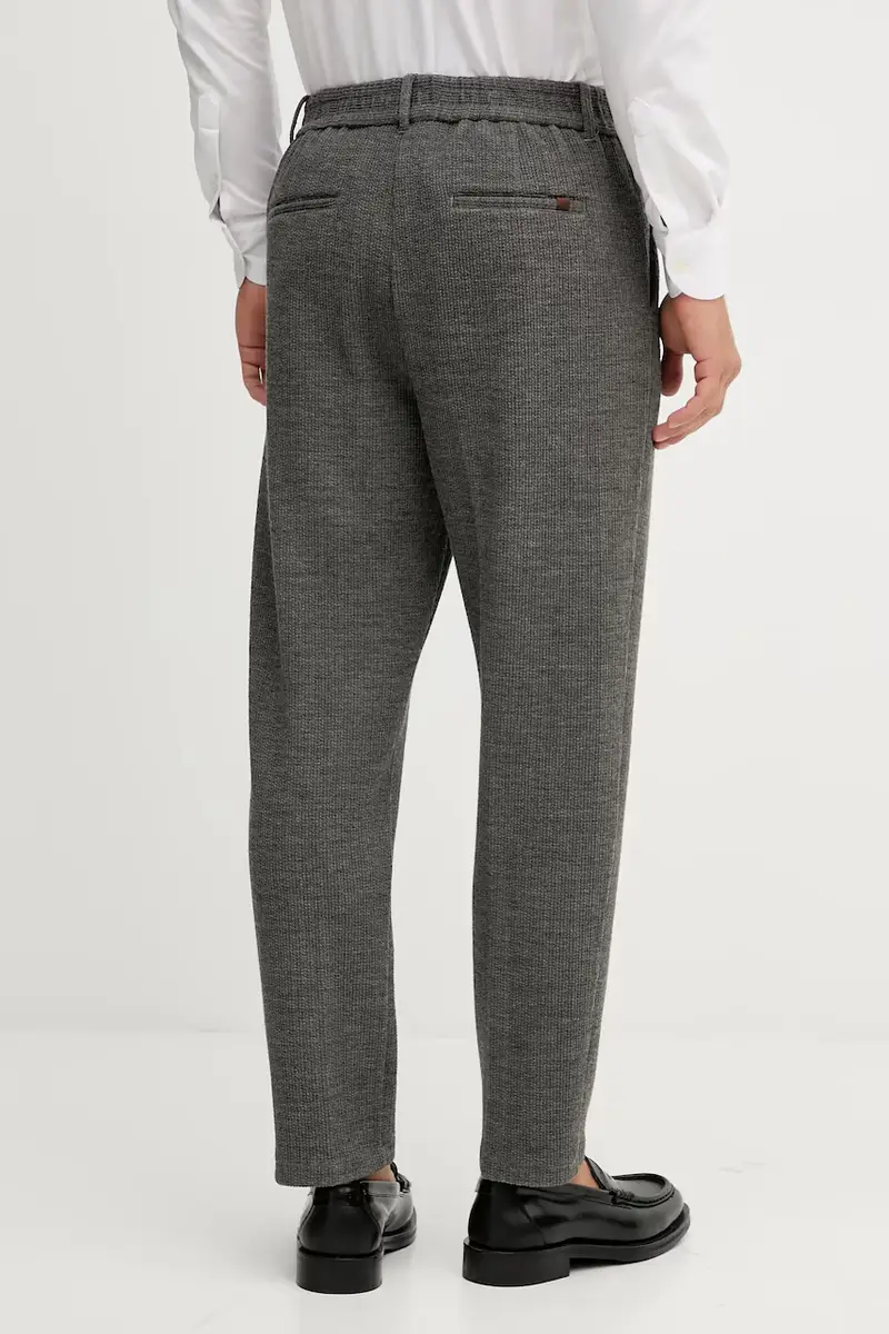 pantaloni con lana BALDO colore grigio 509010 miniatura 3