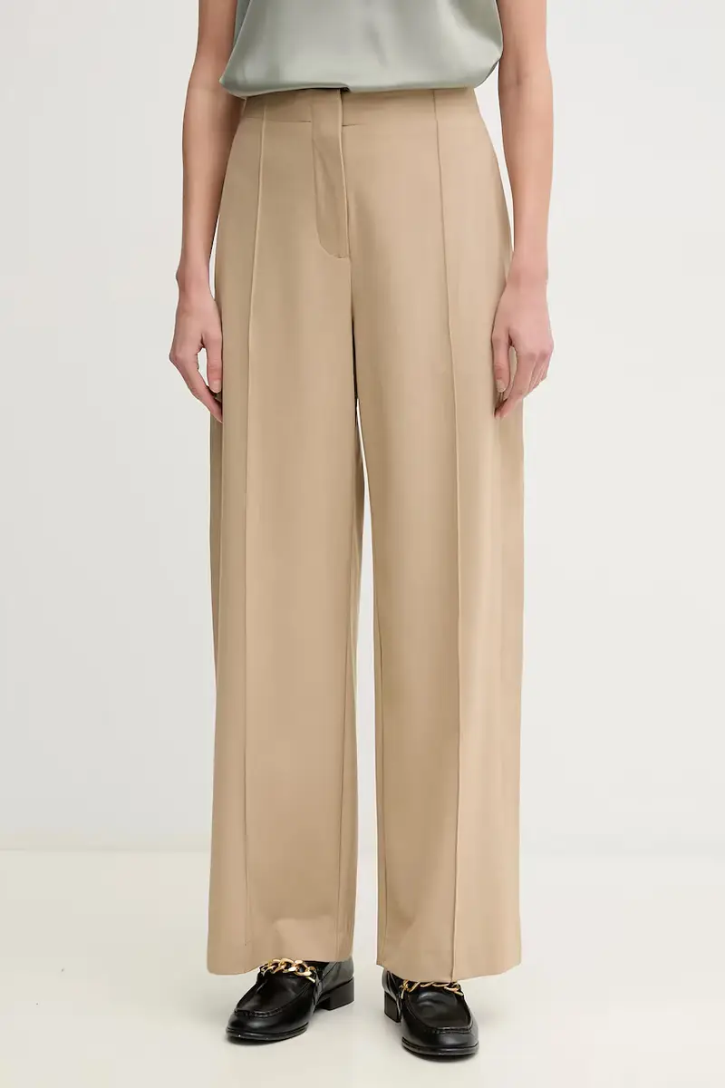 pantaloni donna colore beige 169780