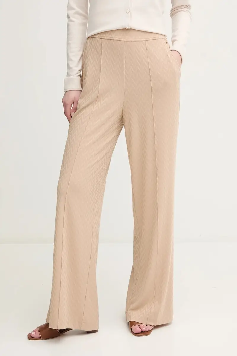 pantaloni donna colore marrone 168610 Beige