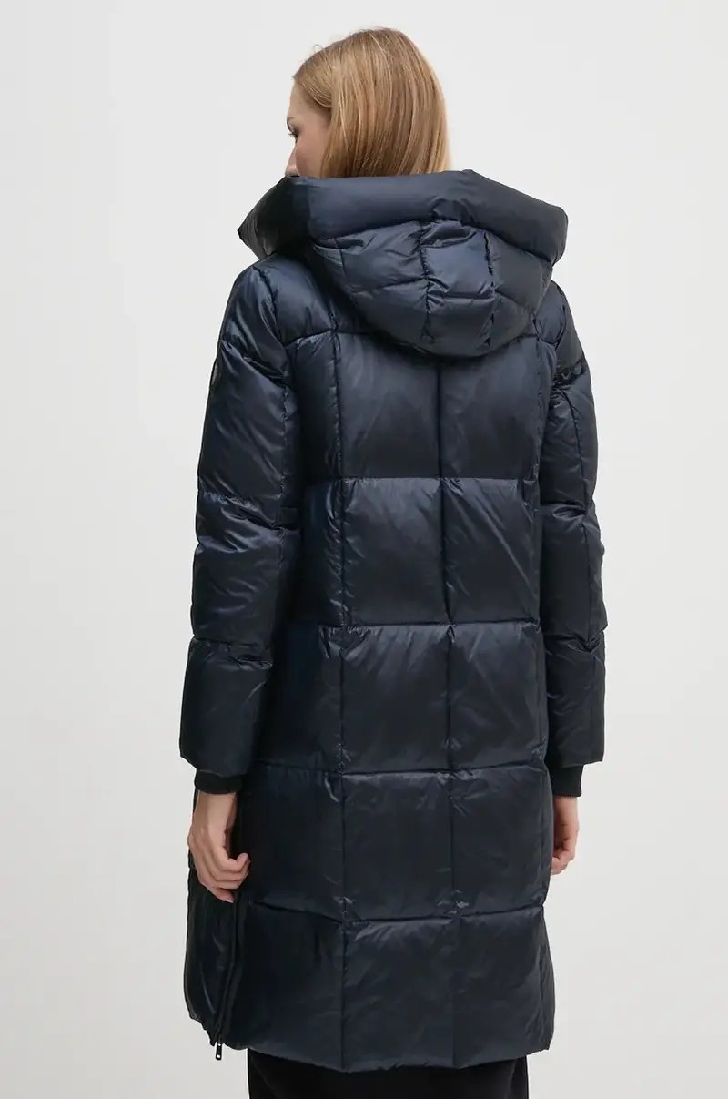 piumino donna colore blu navy miniatura 3