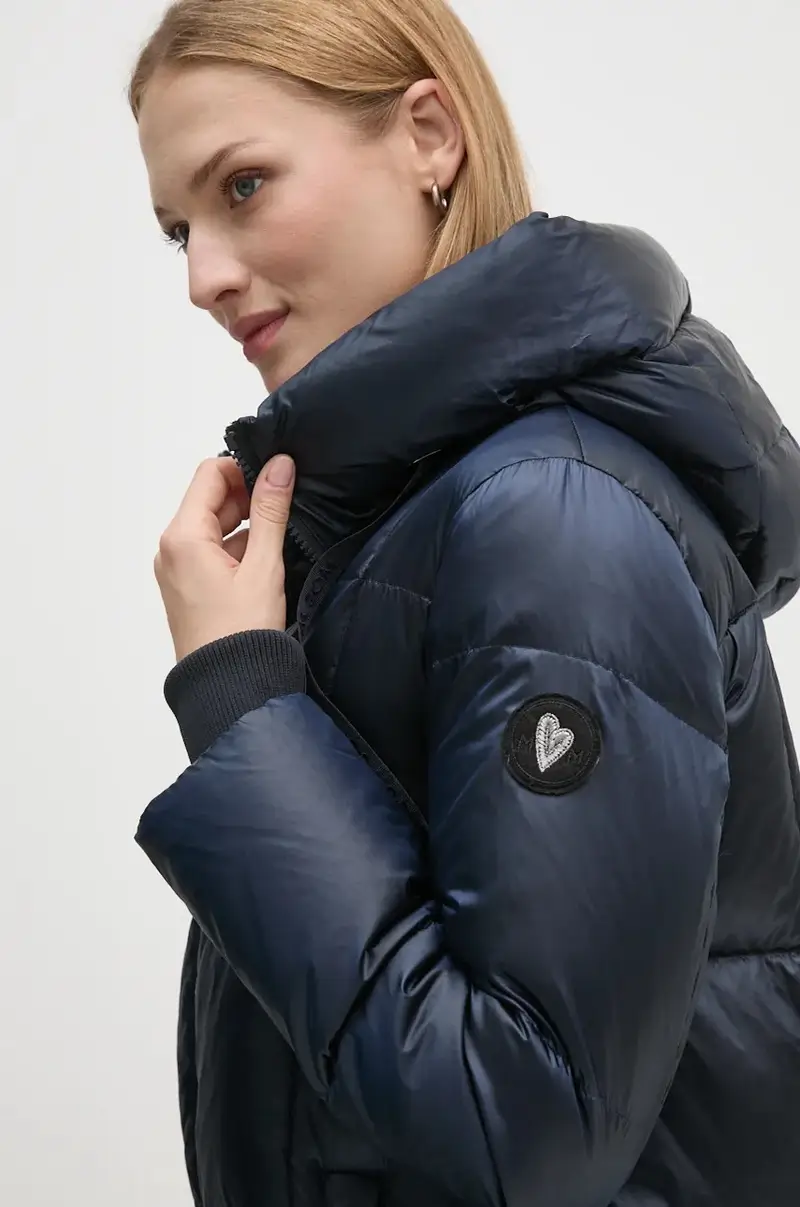 piumino donna colore blu navy miniatura 4