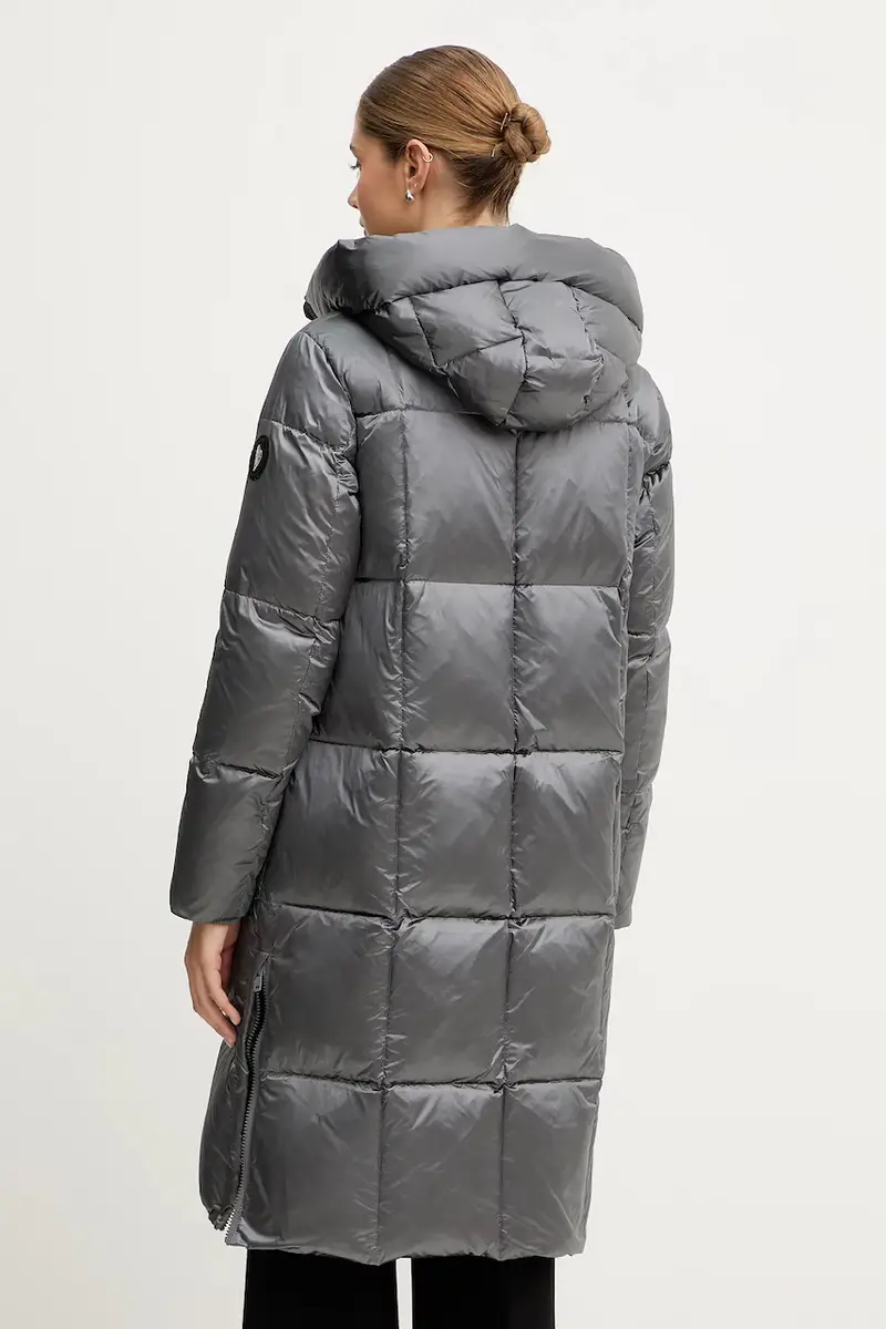 piumino donna colore grigio miniatura 3