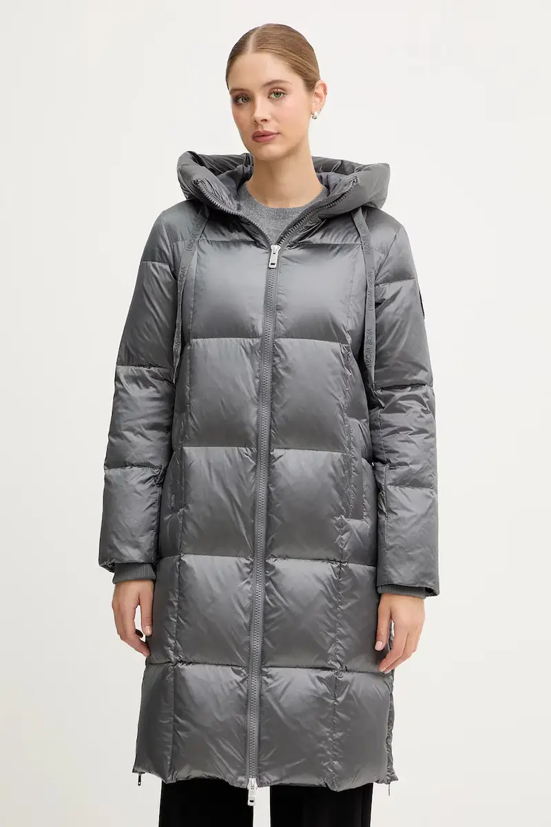 piumino donna colore grigio