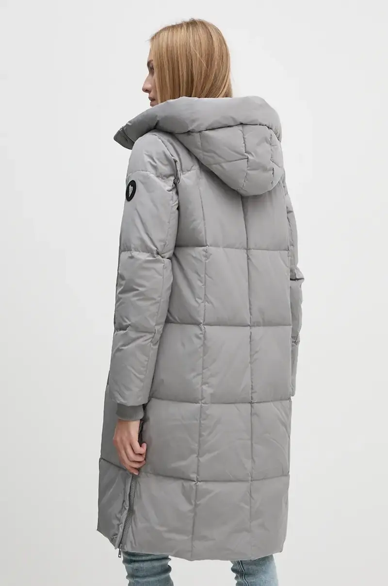 piumino donna colore grigio miniatura 3