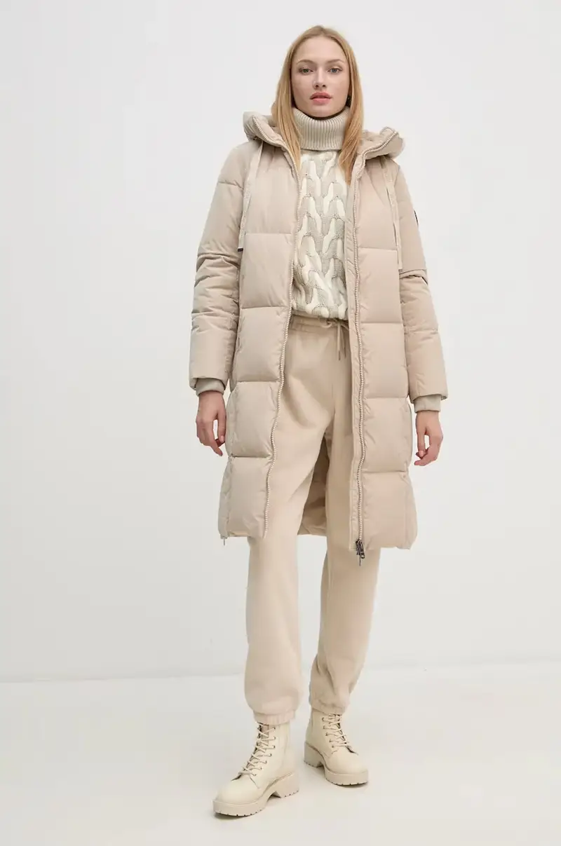 piumino donna colore grigio Beige miniatura 2