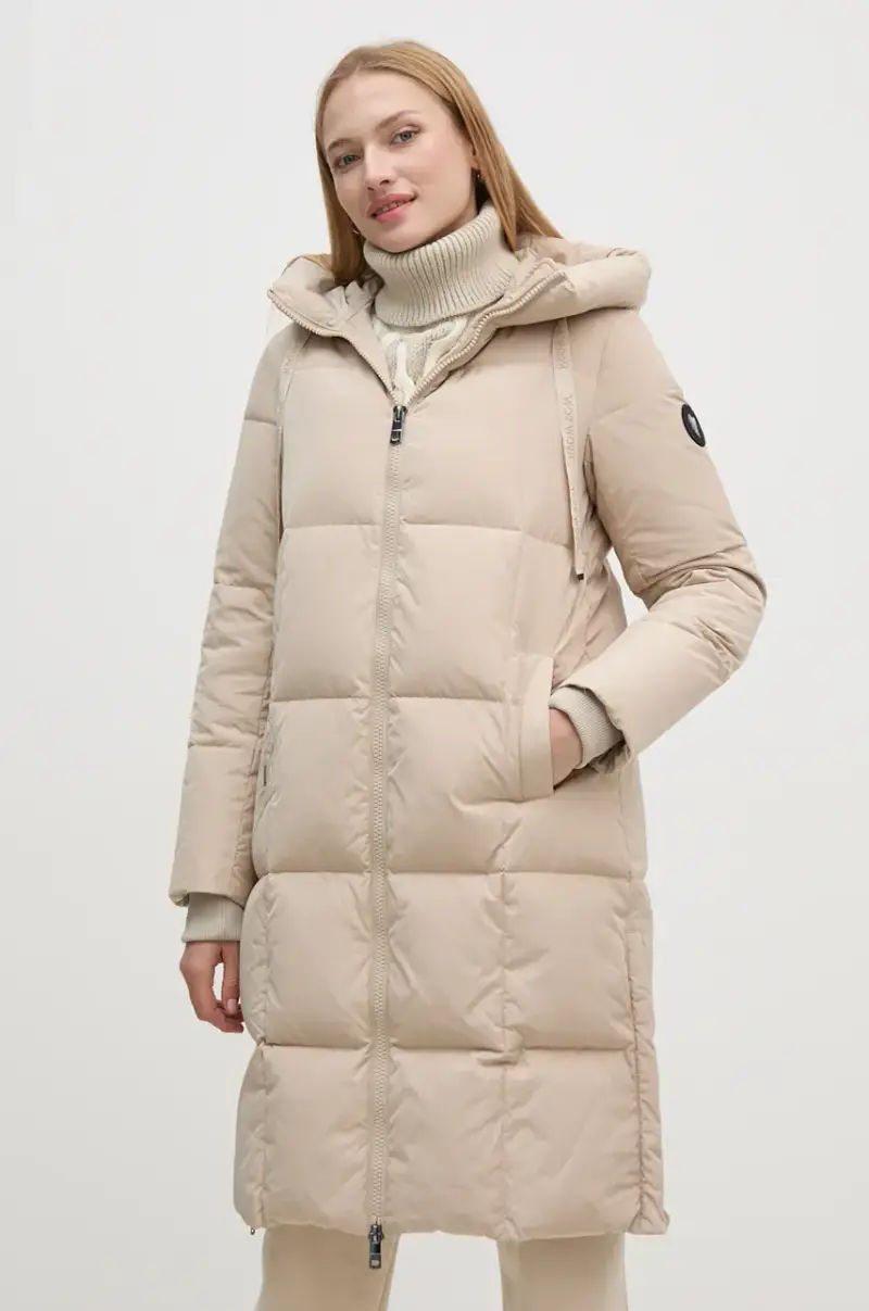 piumino donna colore grigio Beige