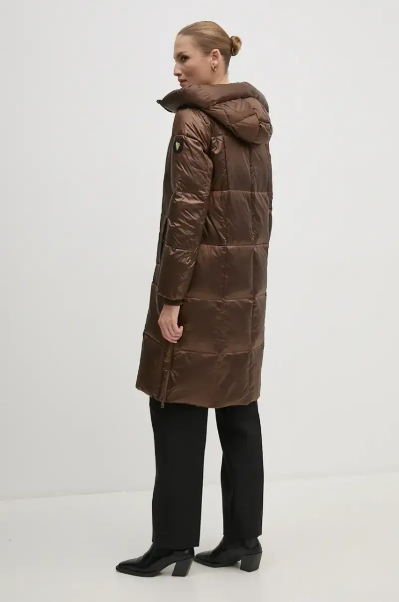 piumino donna colore marrone miniatura 3