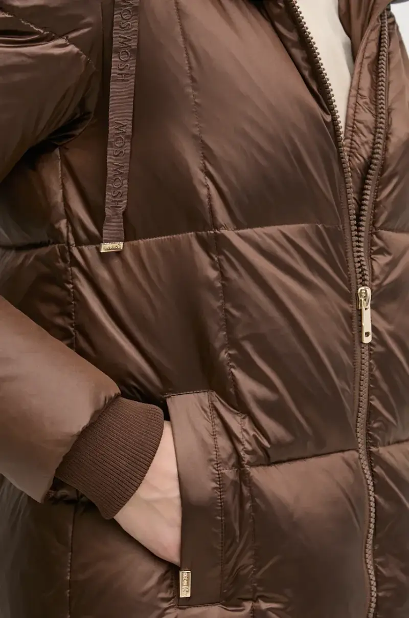 piumino donna colore marrone miniatura 4