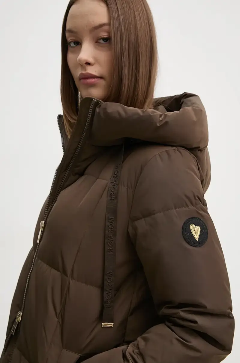 piumino donna colore nero Marrone miniatura 5