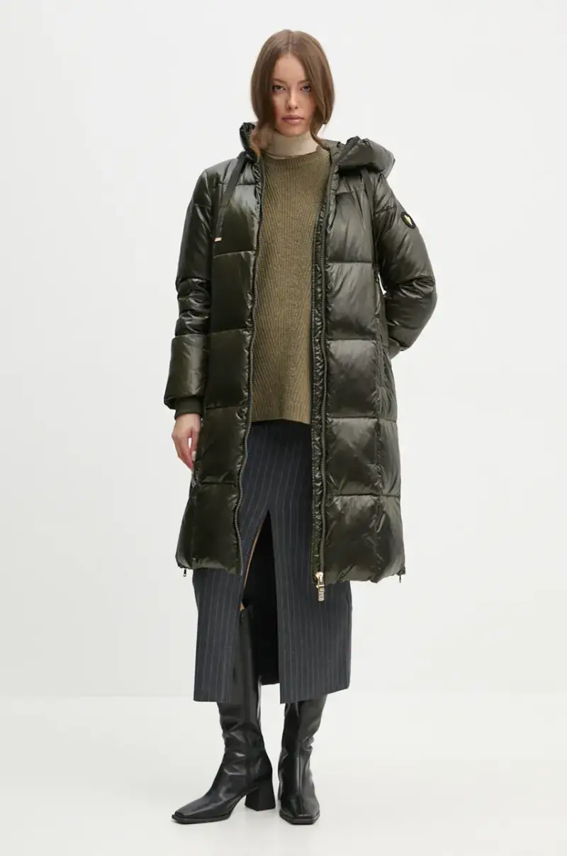 piumino donna colore verde miniatura 2