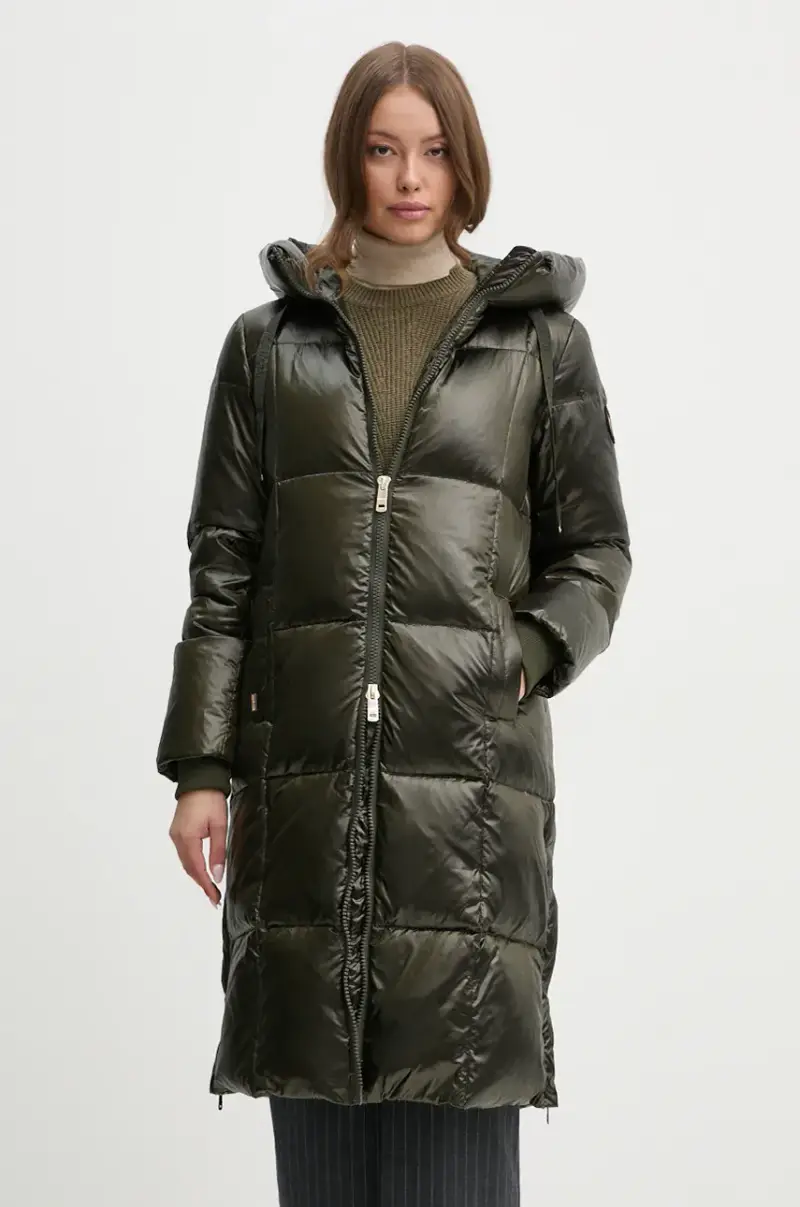 piumino donna colore verde