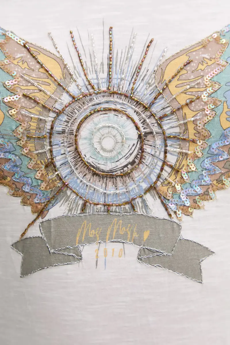 MOS MOSH T-shirt Donna Bianco 3301049 miniatura 5