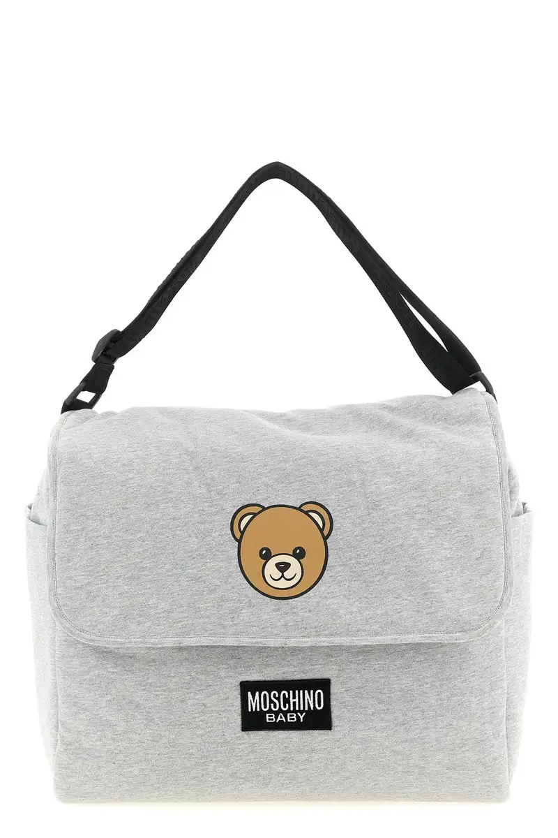 Borsa Fasciatoio Moschino Teddy Bear Grigio