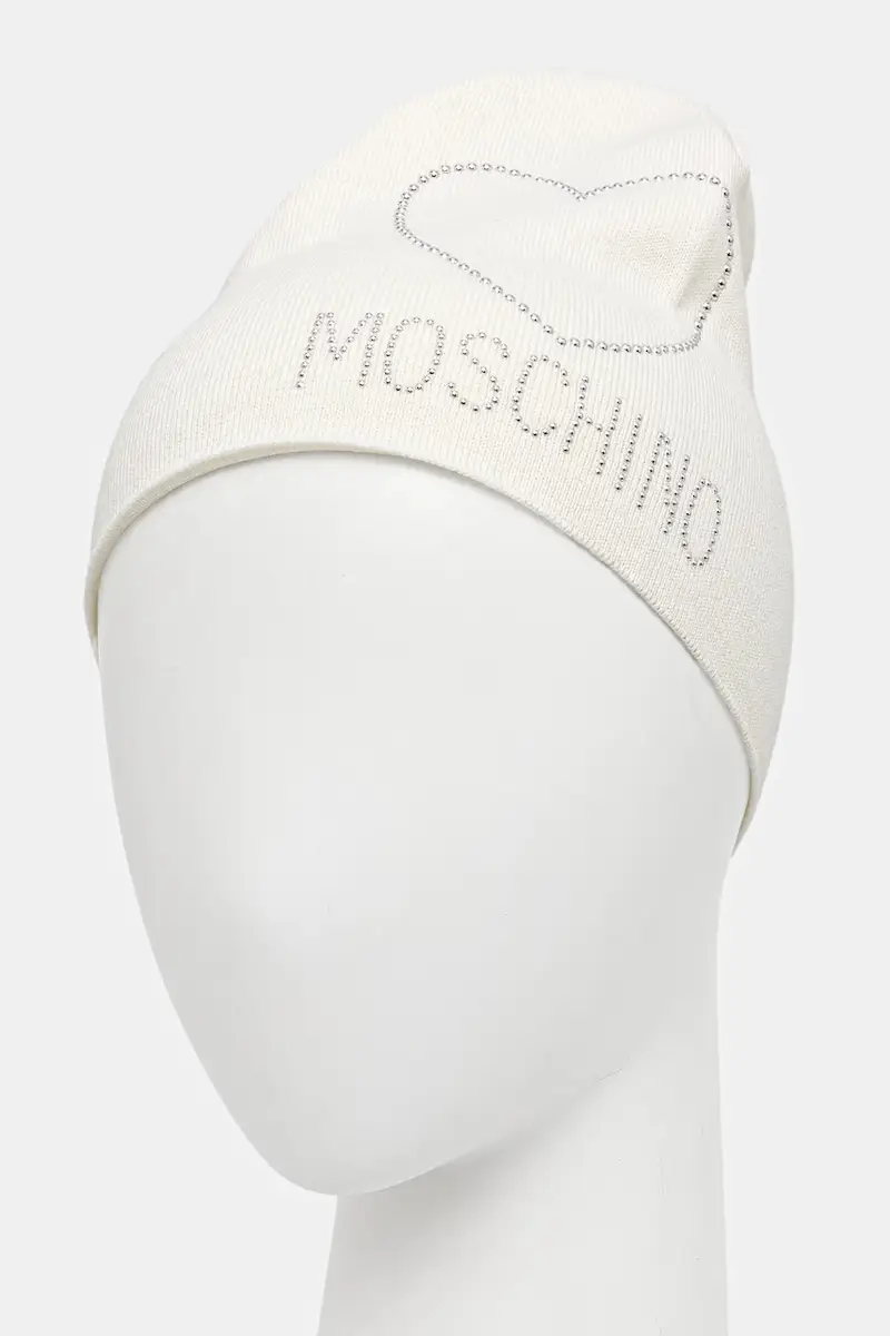 berretto in lana colore beige M3332 65451 miniatura 3