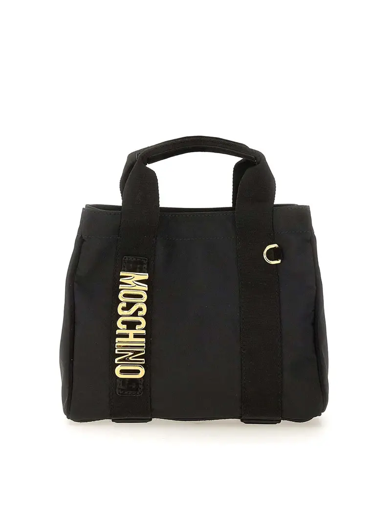 Borsa Con Logo Nero