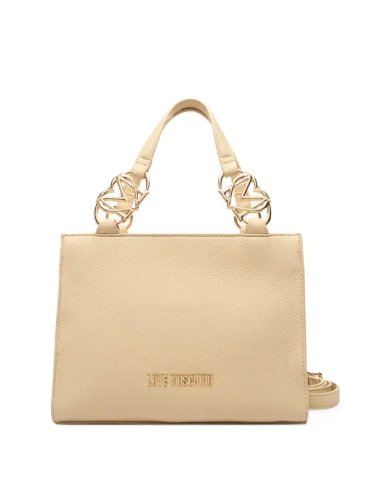 borsa nera con tracolla con logo